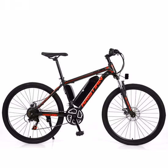Vente en gros de vélo électrique de montagne Bicicleta 29er en alliage d'aluminium 250W