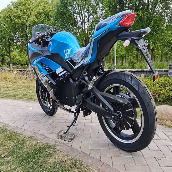 Moto électrique adulte longue portée 7000W avec haute vitesse 120km/h